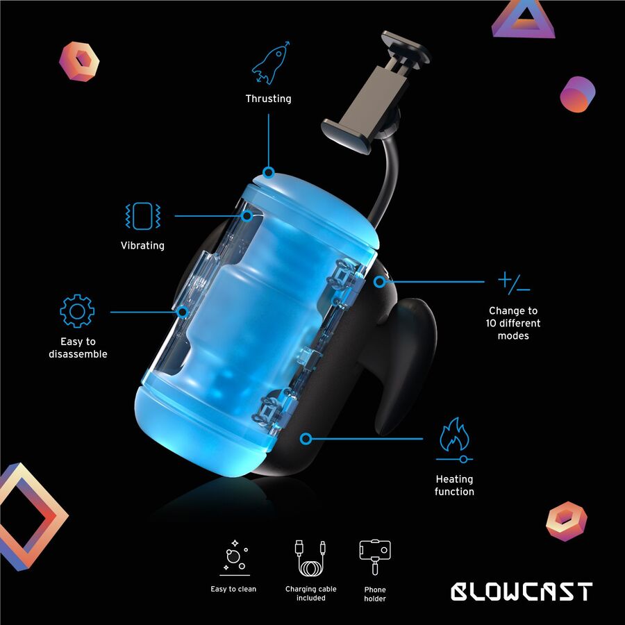 BLOWCAST - Wingman Pro Automatic Masturbator Male Sextoys