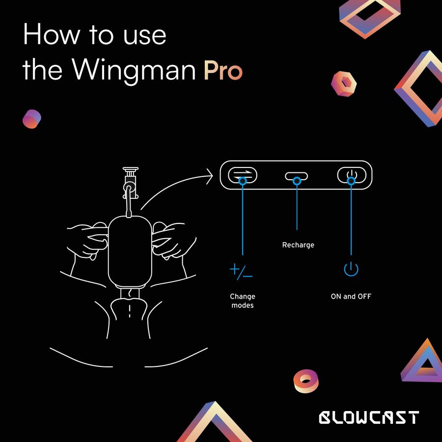 BLOWCAST - Wingman Pro Automatic Masturbator Male Sextoys