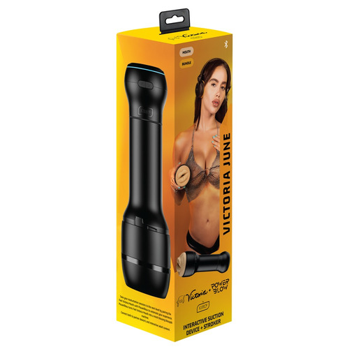 Kiiroo Combo Set Review: Interactieve PowerBlow Zuigmasturbator met FeelStar Victoria June Mond Stroker - Een Revolutionaire Beleving