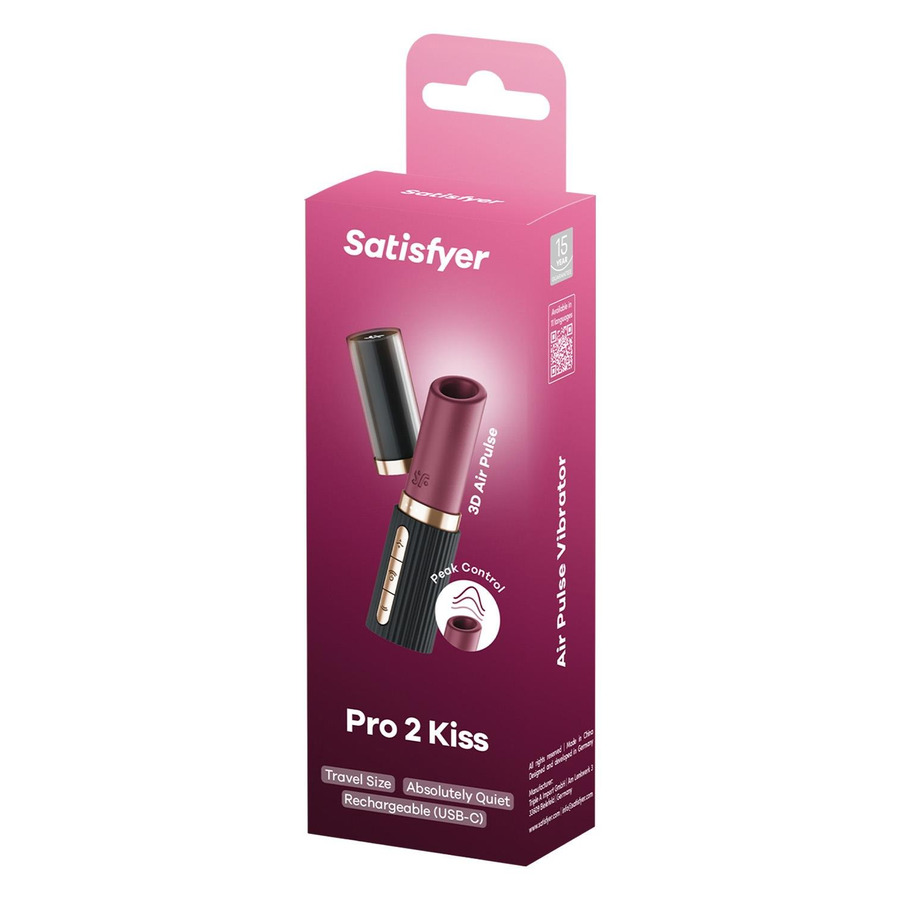 Satisfyer - Pro 2 Kiss Lipstick Air Suction Toy Toys for Her