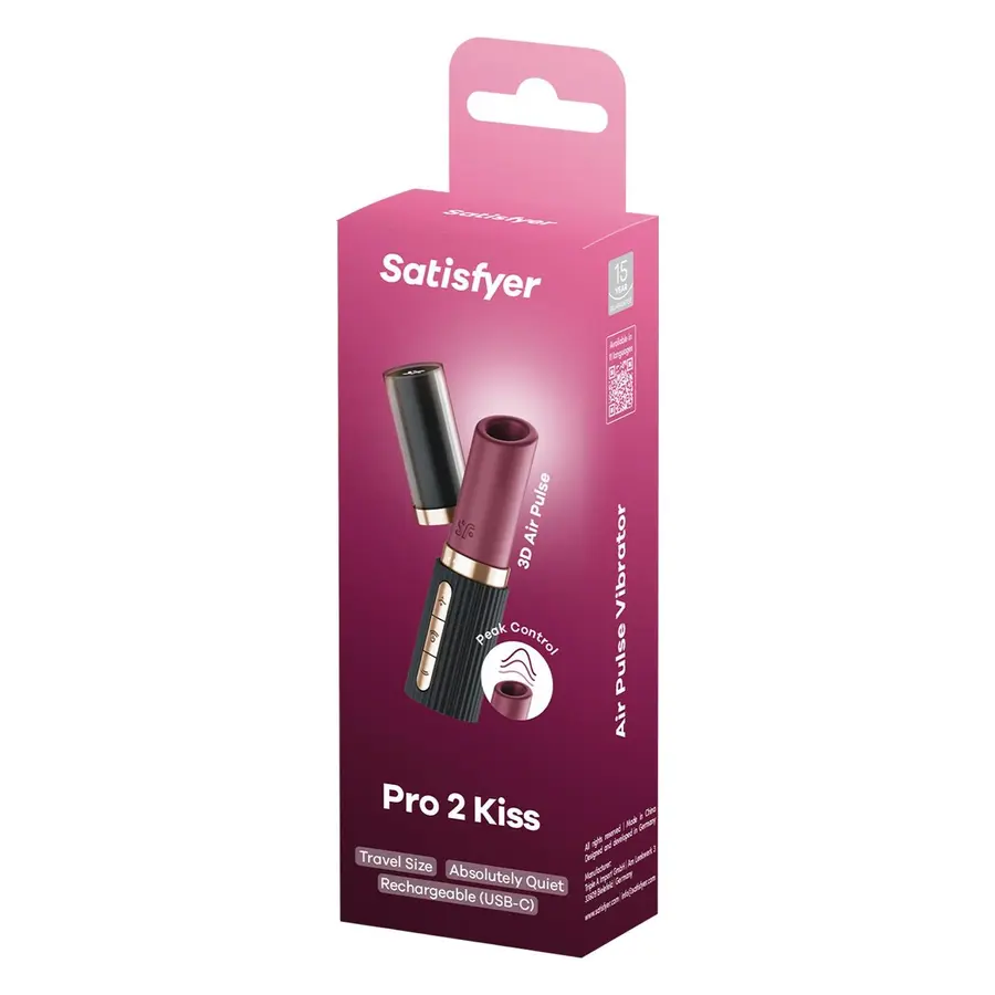 Satisfyer - Pro 2 Kiss Lippenstift Luchtdrukstimulator Vrouwen Speeltjes