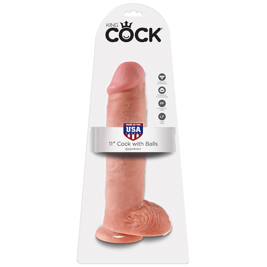 Pipedream - King Cock Dildo Met Zuignap 28 cm Vrouwen Speeltjes