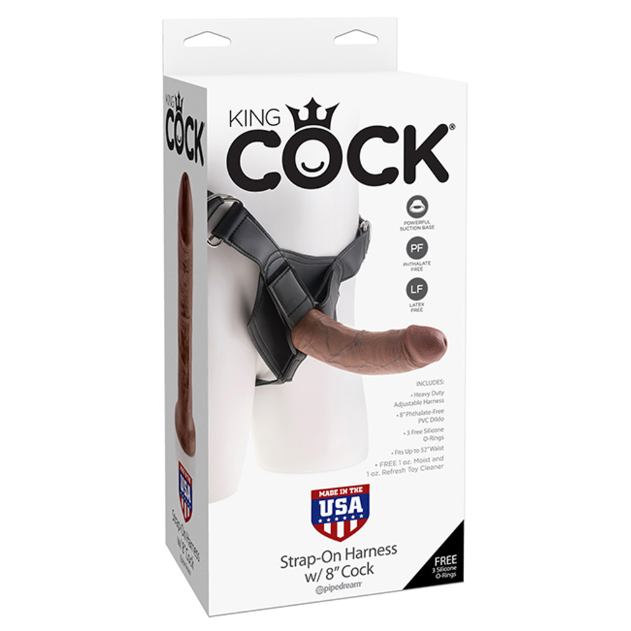 Pipedream - King Cock Strap-On Harnas met Dildo 20 cm Vrouwen Speeltjes