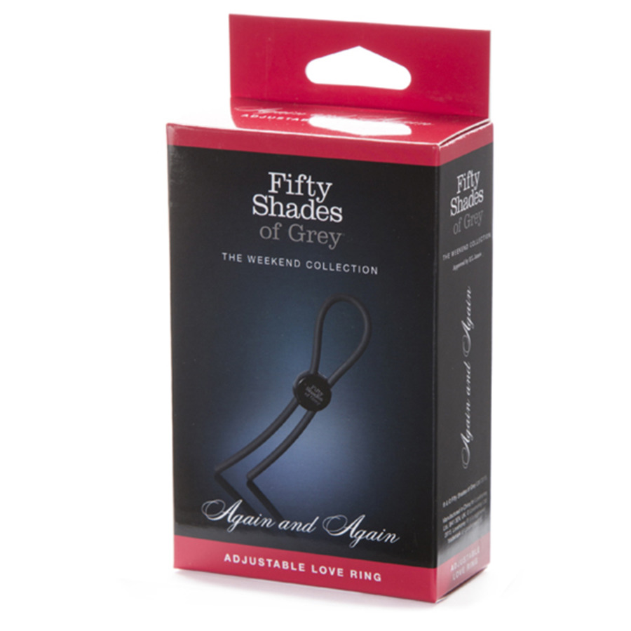 Fifty Shades of Grey - Adjustable Silicone Cock Ring Toys for Him