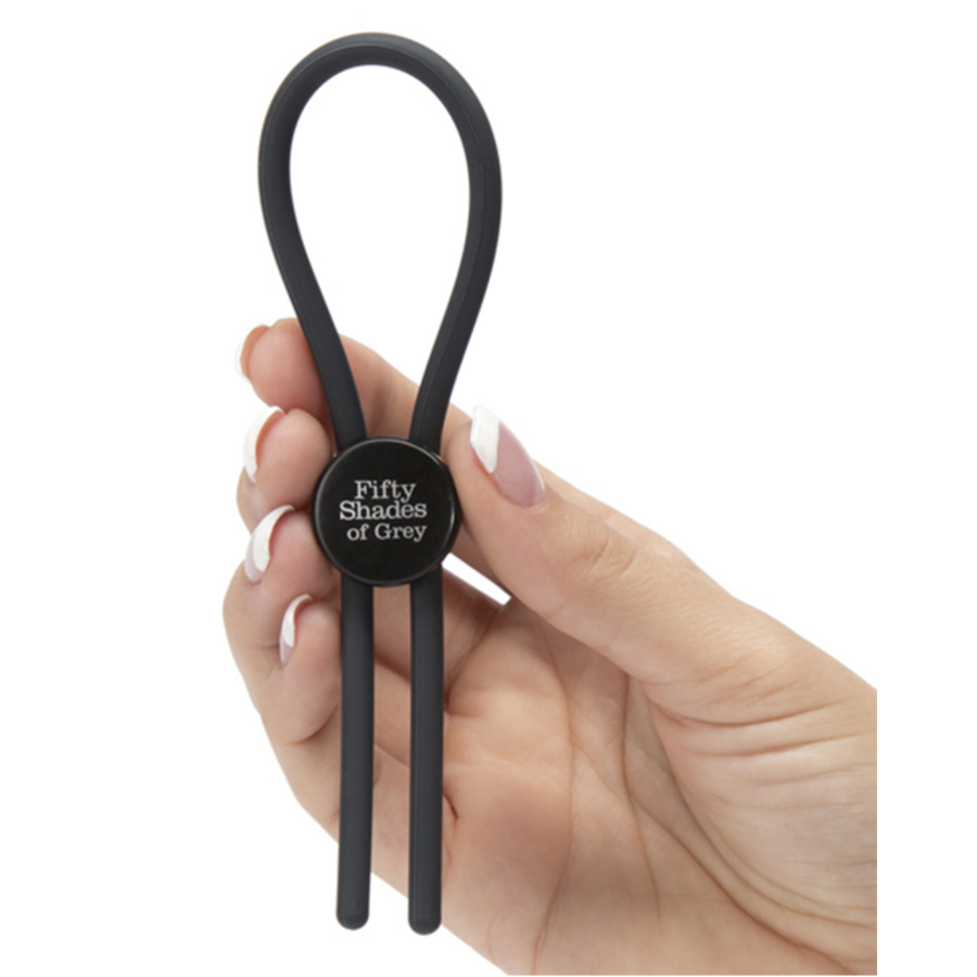 Fifty Shades of Grey - Adjustable Silicone Cock Ring Toys for Him