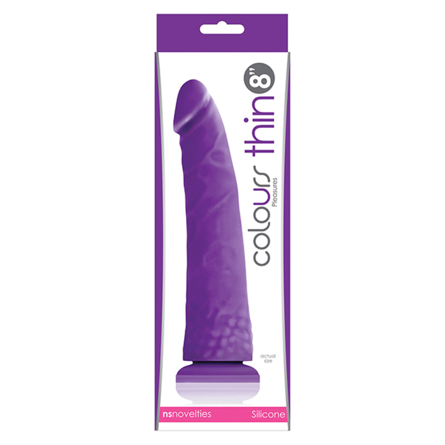 NS Novelties - Colours Pleasures Thin 8" Dildo Toys for Her