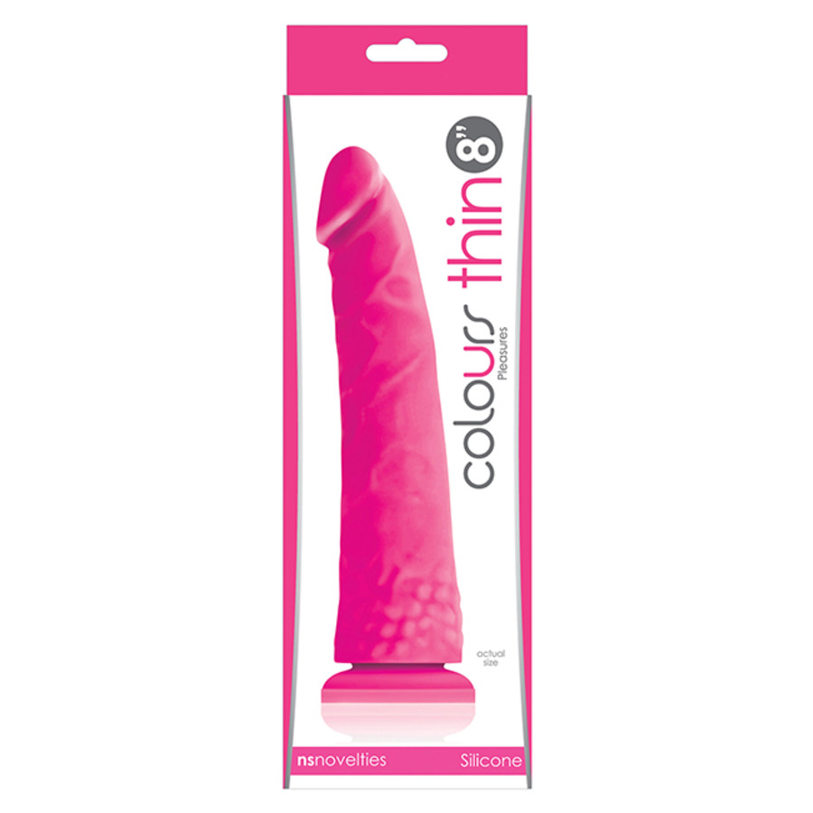 NS Novelties - Colours Pleasures Thin 8" Dildo Toys for Her