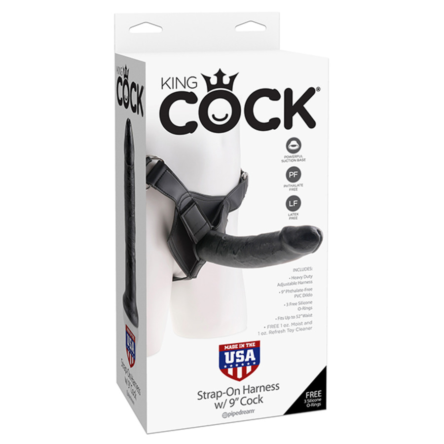 Pipedream - King Cock Strap-On Harness W/9" Cock 