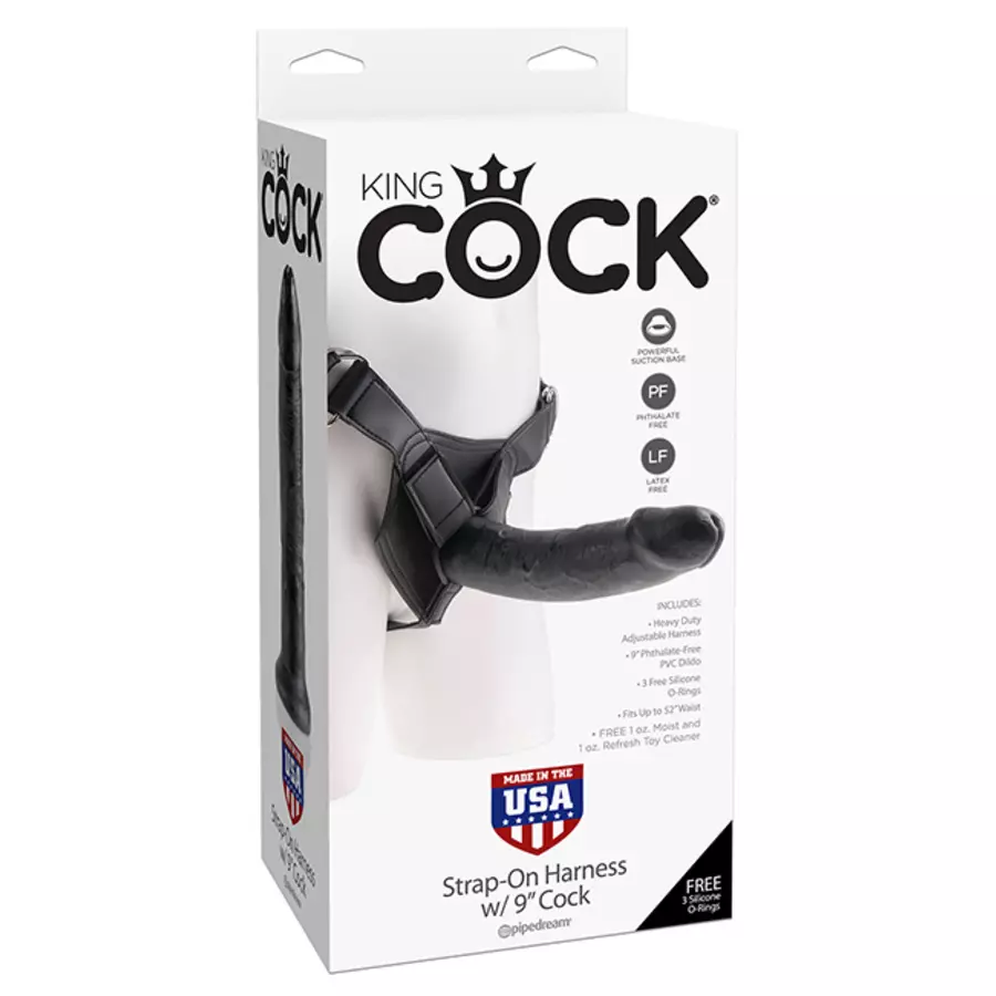 Pipedream - King Cock Strap-On Harness W/9" Cock 