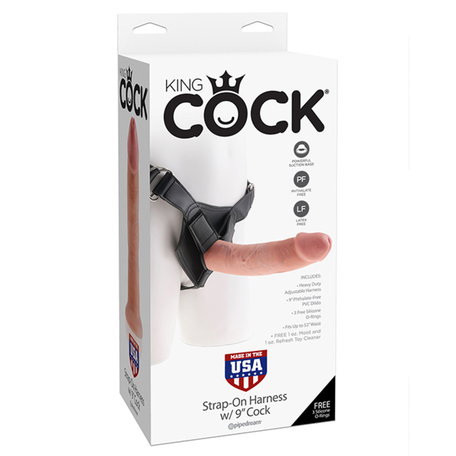 Pipedream - King Cock Strap-On Harness W/9" Cock 