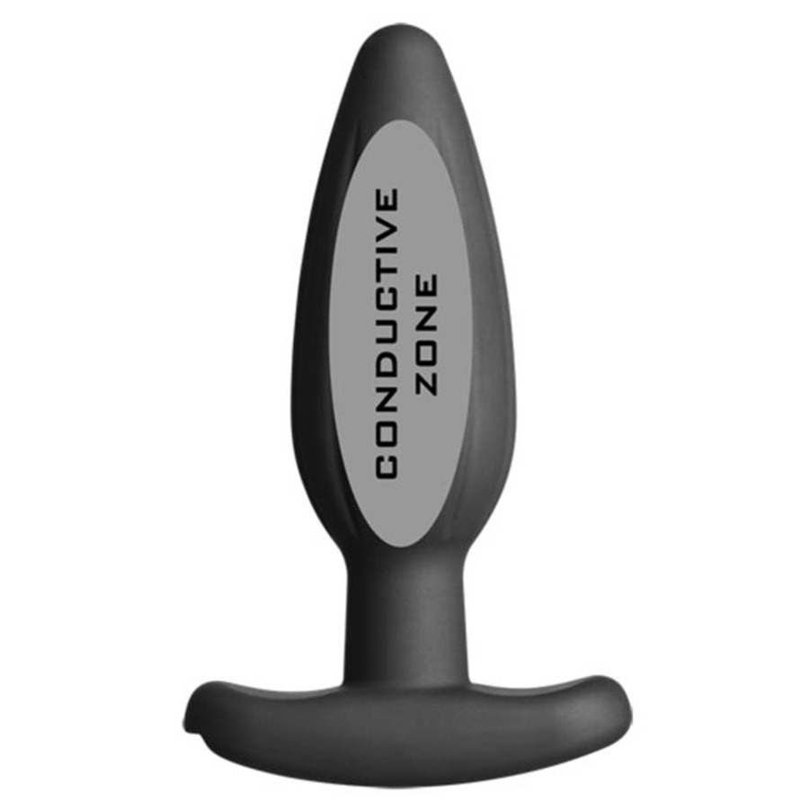 ElectraStim - Silicone Noir Rocket Medium Butt Plug S&M