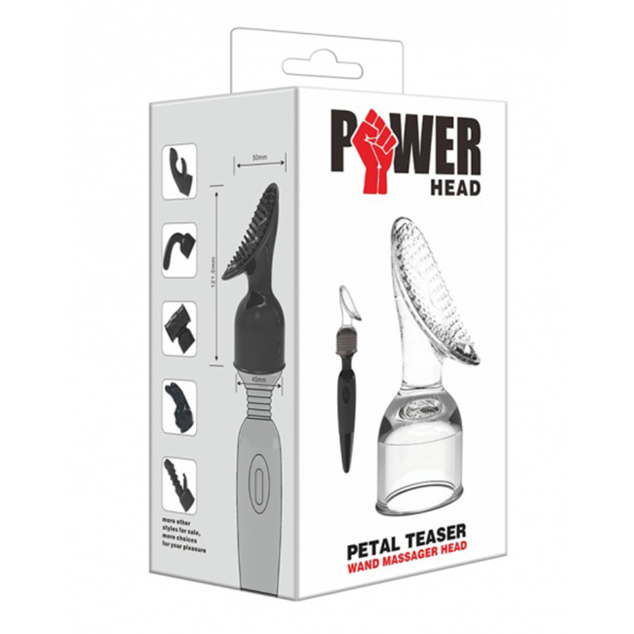 Power Head - Petal Teaser Wand Massager Opzetstuk Vrouwen Speeltjes