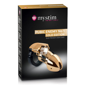 MyStim - Public Enemy No. 1 Cock Cage Gold Edition 