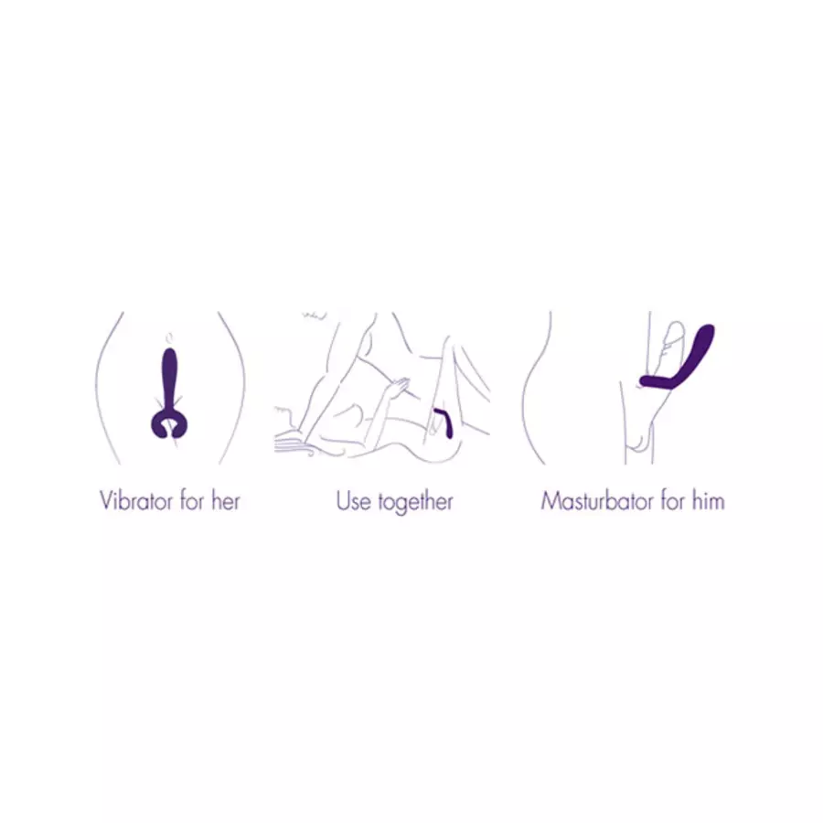 Rianne S - Duo Vibe Couples Vibrator Toys for Her
