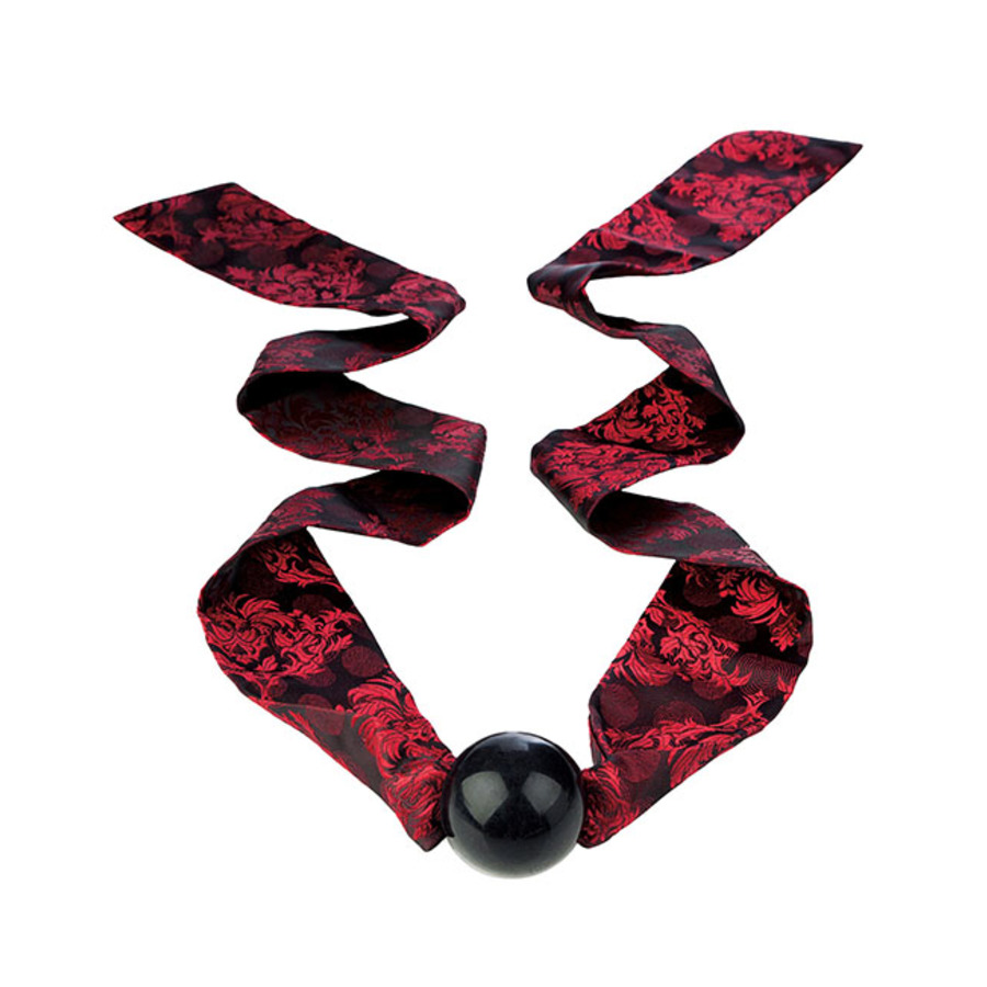 Scandal - Ball Gag Zwart/Rood SM