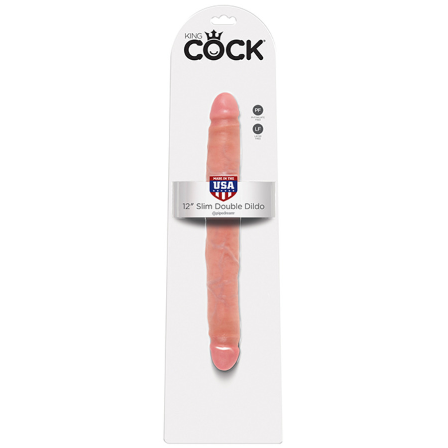 Pipedream - King Cock Slim Double Dildo 30 cm Vrouwen Speeltjes