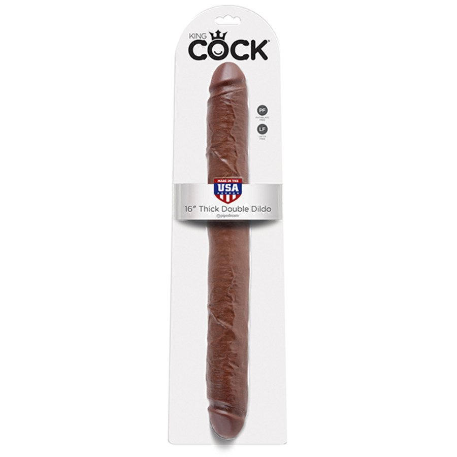Pipedream - King Cock Thick Double Dildo 40 cm Vrouwen Speeltjes