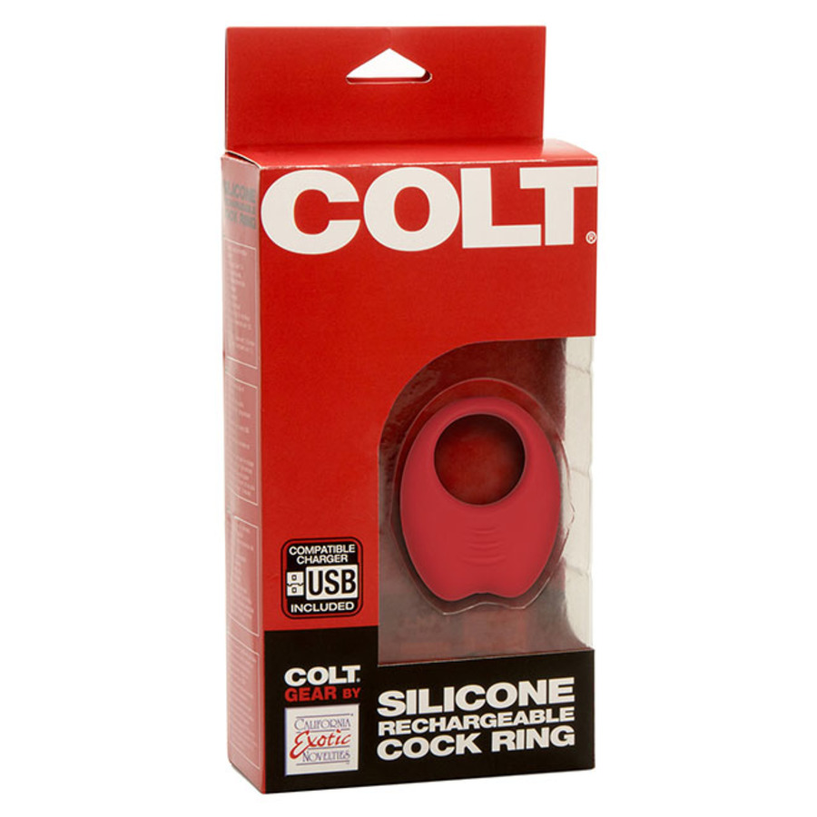 Colt - Silicone USB-Oplaadbare Vibrerende Cockring Mannen Speeltjes