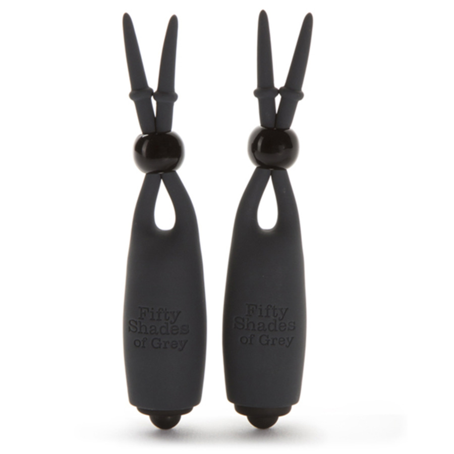 Fifty Shades of Grey - Vibrating Silicone Nipple Clamps S&M