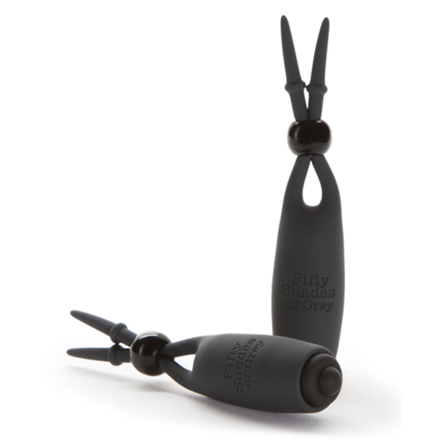 Fifty Shades of Grey - Vibrating Silicone Nipple Clamps S&M