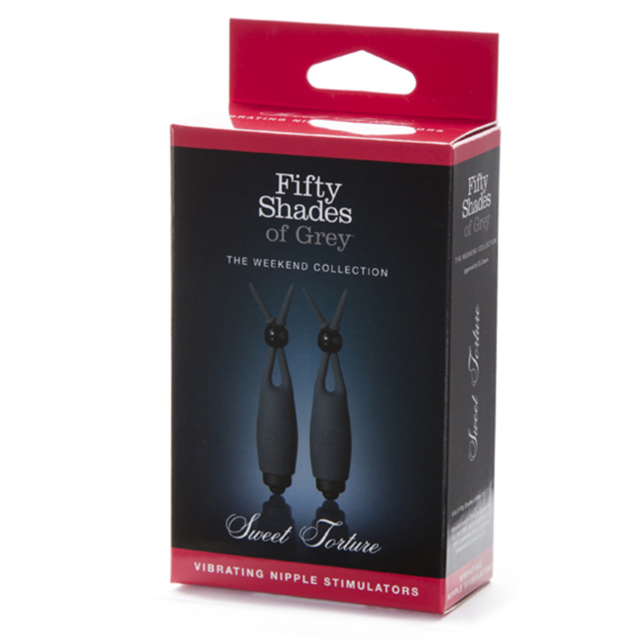 Fifty Shades of Grey - Vibrating Silicone Nipple Clamps S&M