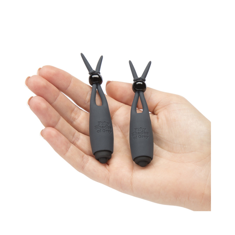 Fifty Shades of Grey - Vibrating Silicone Nipple Clamps S&M