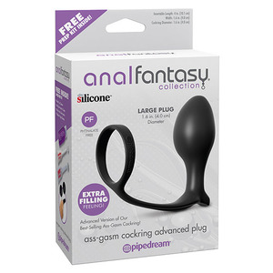 Anal Fantasy - Ass Gasm Cock Ring Advanced Black Anal Toys