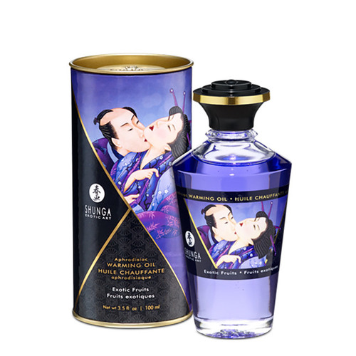 Shunga - Aphrodisiac Verwarmende Olie Exotische Vruchten 100 Ml afbeelding