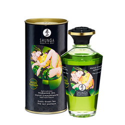 Shunga - Aphrodisiac Warming Oil Green Tea 100 Ml Shunga - Aphrodisiac Warming Oil Green Tea 100 Ml Accessoires