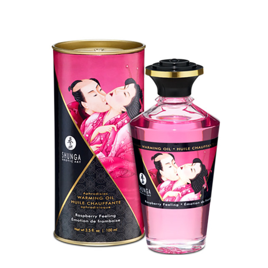 Shunga - Aphrodisiac Warming Oil Raspberry Feeling 100 Ml Accessoires