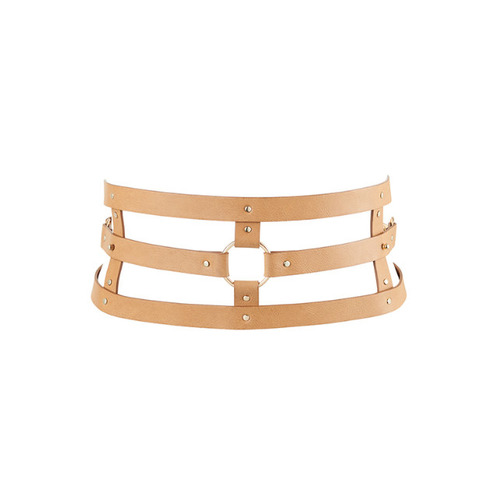Bijoux Indiscrets - Maze Wide Belt Bruin