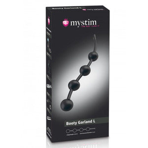 Mystim - Booty Garland Anal Chain L E-Stim Beads SM