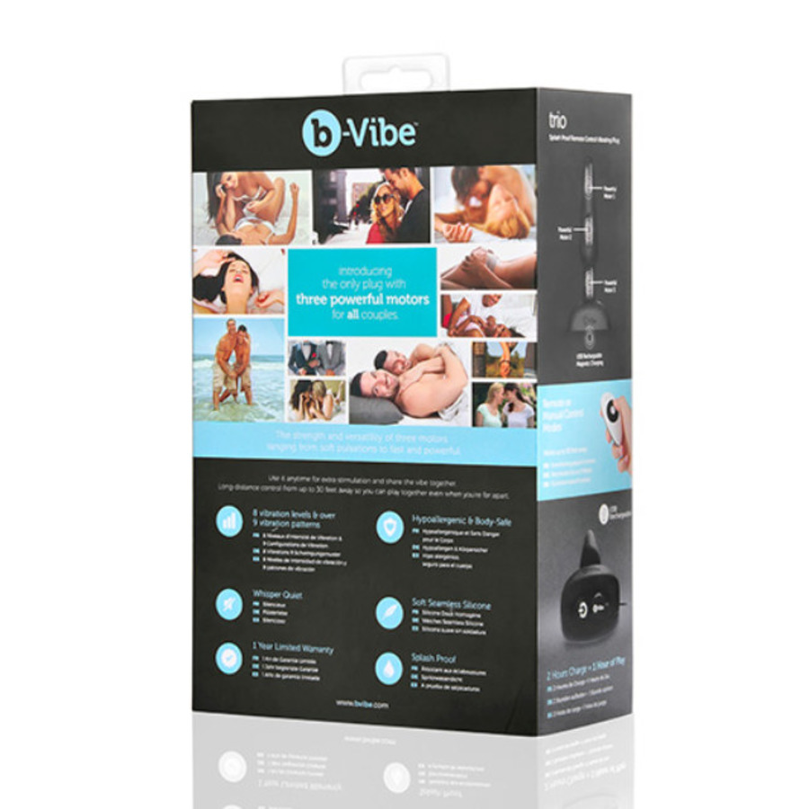 B-Vibe - Trio Remote Control Plug Anal Toys