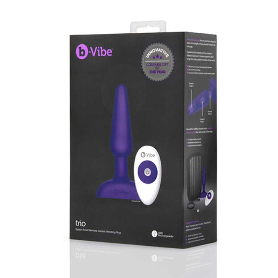 B-Vibe - Trio Remote Control Plug Anale Speeltjes