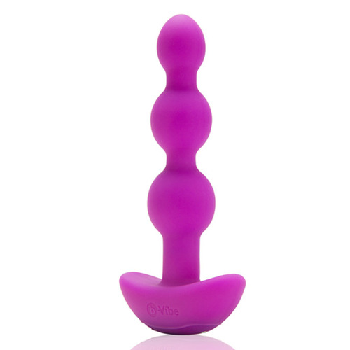 B-Vibe - Triplet Flexibele Vibrerende Anale Beads Paars B-Vibe - Triplet Flexibele Vibrerende Anale Beads Paars