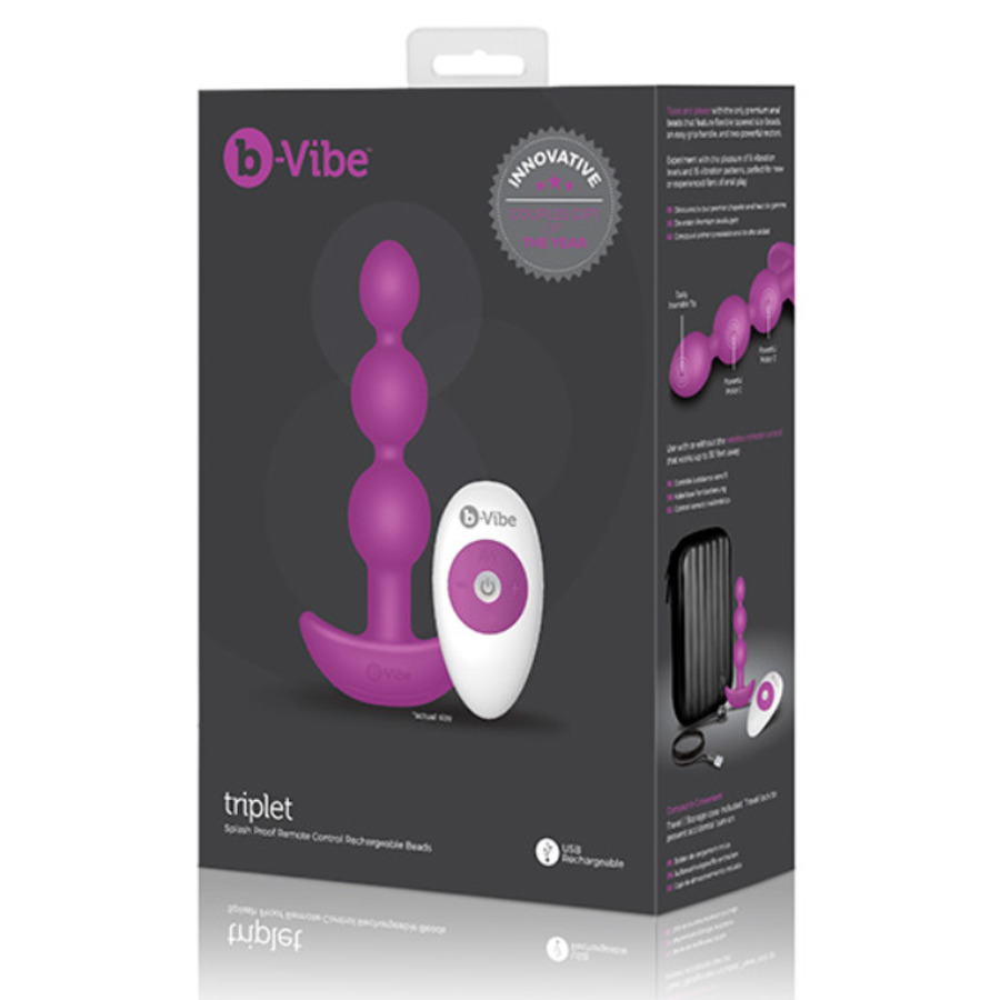 B-Vibe - Triplet Anal Beads Anal Toys