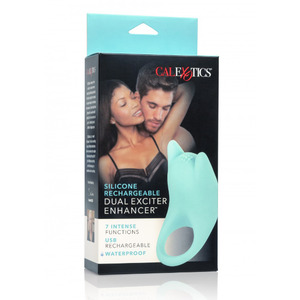 CalExotics - Dual Exciter Enhancer Vibrerende Cockring Mannen Speeltjes