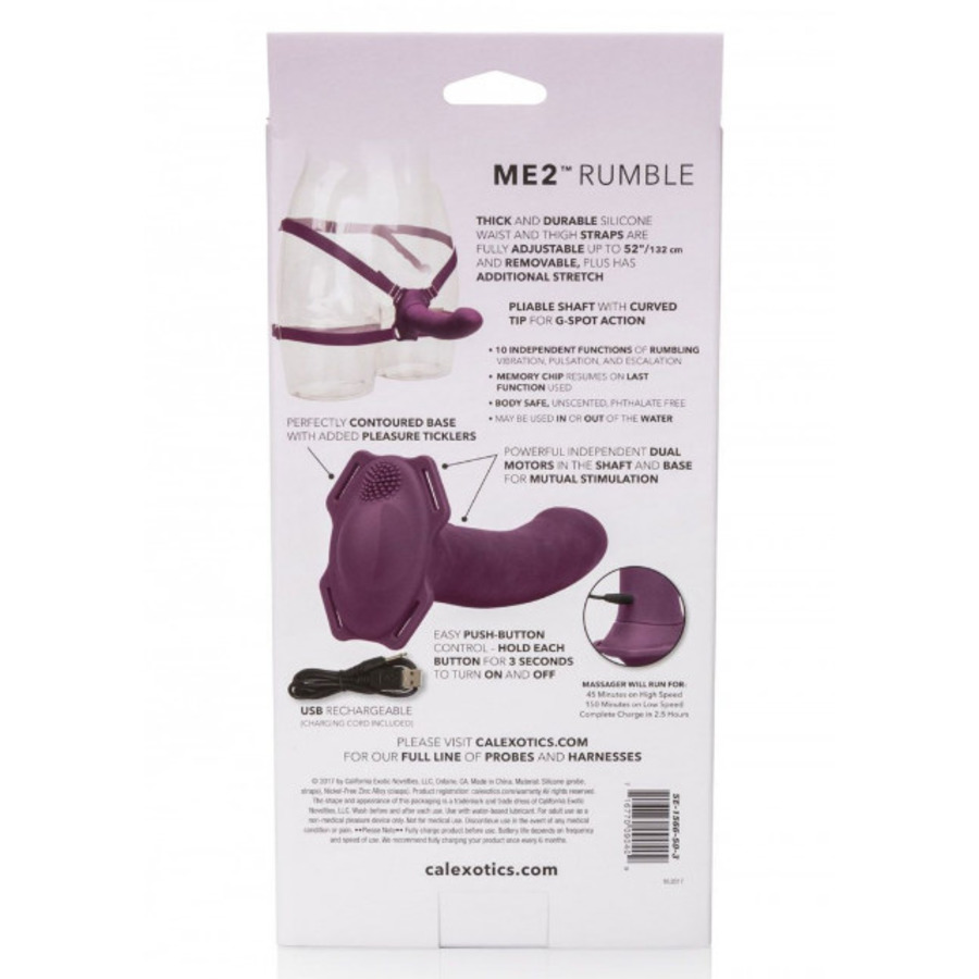 CalExotics - Me2 Rumbler Vibrerende Strap On Vrouwen Speeltjes