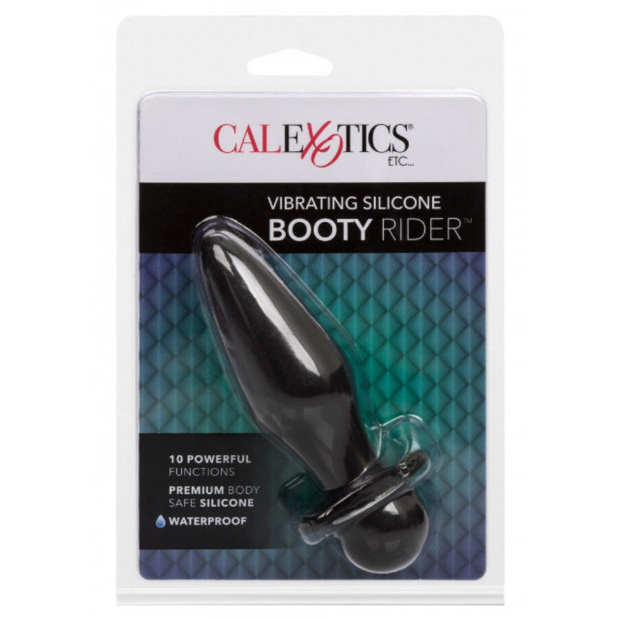 CalExotics - Vibrerende Silicone Booty Rider Butt Plug Anale Speeltjes