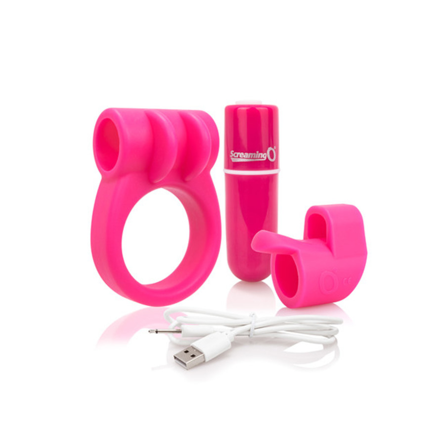 The Screaming O - Charged Combo Kit  Vrouwen Speeltjes