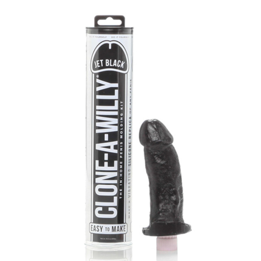 Clone A Willy Kit - Jet Black Penis Clone Set Toys for Her