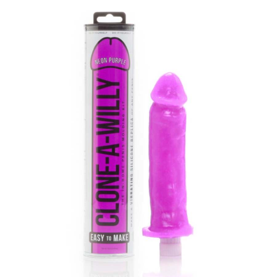 Clone A Willy - Neon Purple Penis Clone Set Toys for Her