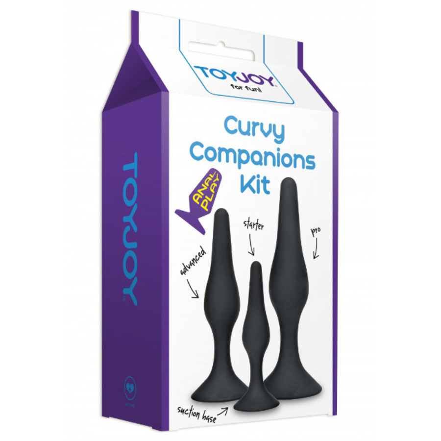 ToyJoy - Anal Play Curvy Companions Kit 3 Pcs Anale Speeltjes