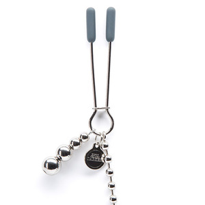 Fifty Shades Of Grey - Darker At My Mercy Beaded Chain Nipple Clamps SM