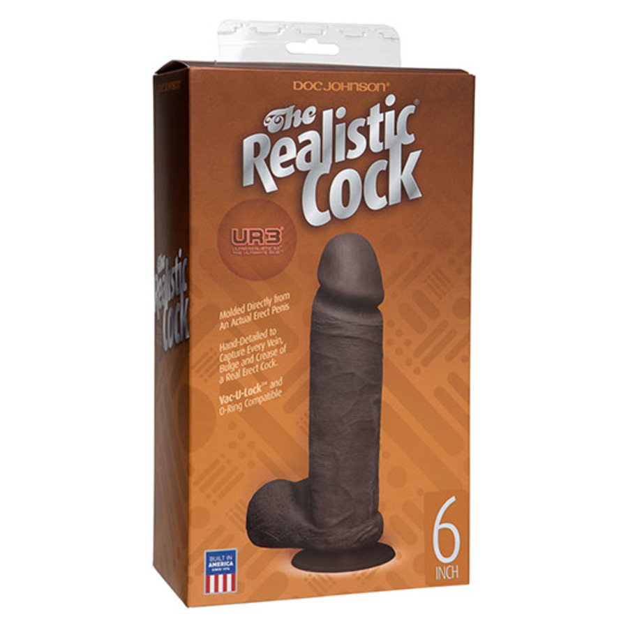 Doc Johnson - Realistic Cock Met Ballen 16 cm Vrouwen Speeltjes