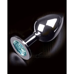Dolce Piccante - Silver Metal Buttplug 4 cm Dolce Piccante - Jewellery Large Silver Butt Plug Anal Toys