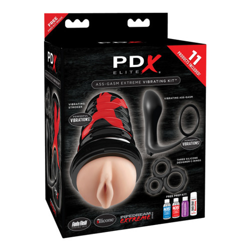 Pipedream - PDX Elite Ass Gasm Vibrerende Masturbator Met Ass-Gasm Plug