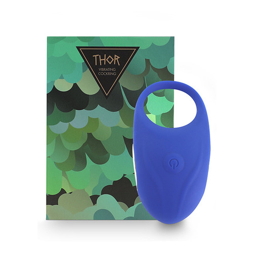 Feelztoys - Thor Vibrerende USB-Oplaadbare Cockring Blauw