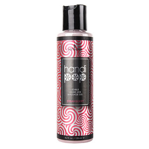 Sensuva - Handipop Strawberry Hand Job Massager Gel 125 ml Accessoires Sensuva - Handipop Strawberry Hand Job Massager Gel 125 ml Accessoires