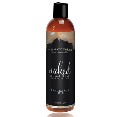 Intimate Earth - Massage Olie Naked Unscented 120 ml Intimate Earth - Massage Olie Naked Unscented 120 ml